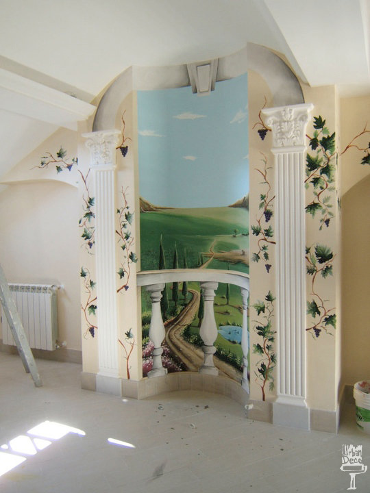 Decorazione dinterni roma e milano. decorazione e pittura interni ... Decoratrice di interni