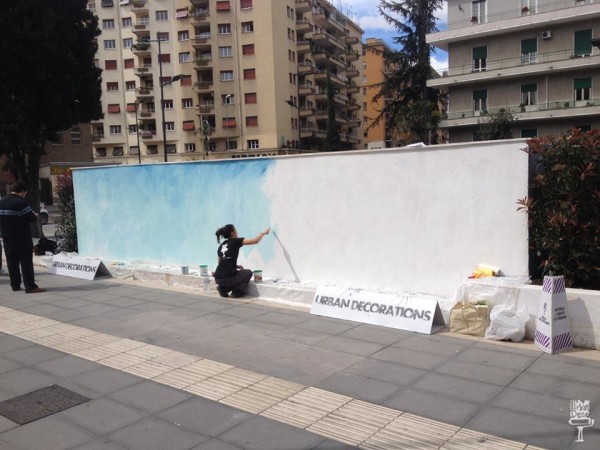 Decorazione Piazza di Santa Emerenziana