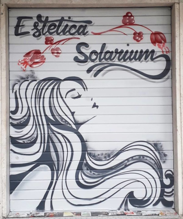 decorazione-serrande-roma-centro-estetico-solarium